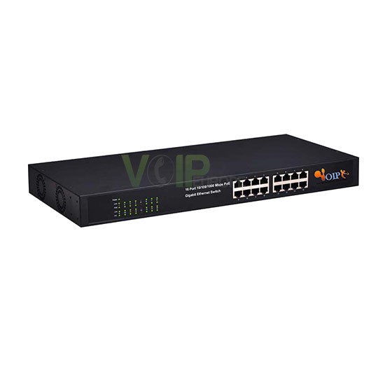 16-port 10/100M/1000M unmanaged 16 Port support PoE Switch in  Metal case(260W power) FR-S1016PEG-C