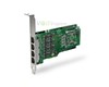 carte A104 4 ports T2/E1, bus PCI 3,3V/5V. A104